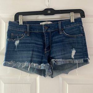 Abercrombie Denim Shorts. Size 0.